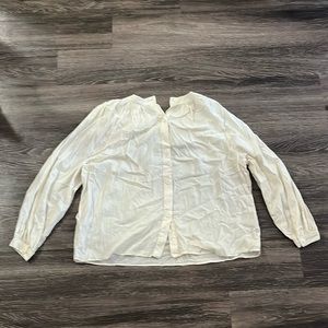 H&M White Blouse Size 8
